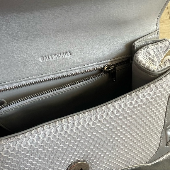 Like New! W/Tags! Balenciaga Sneakerhead silver top handle bag - Picture 13 of 15